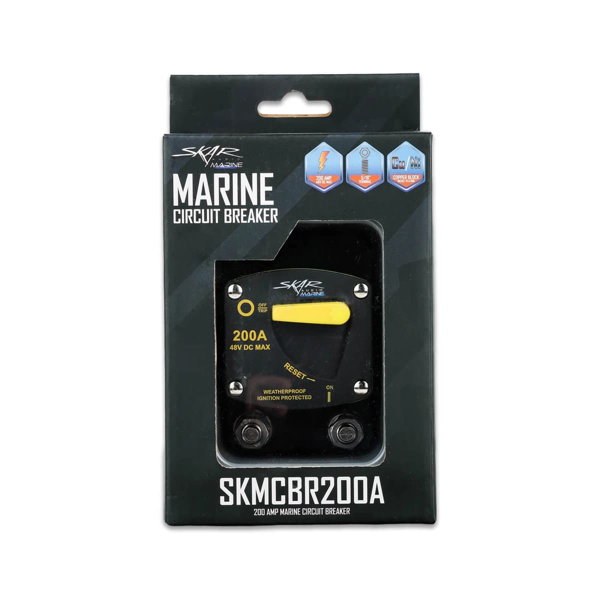 Featured Product Photo 5 for SKMCBR200A | 200 Amp Marine Grade Circuit Breaker