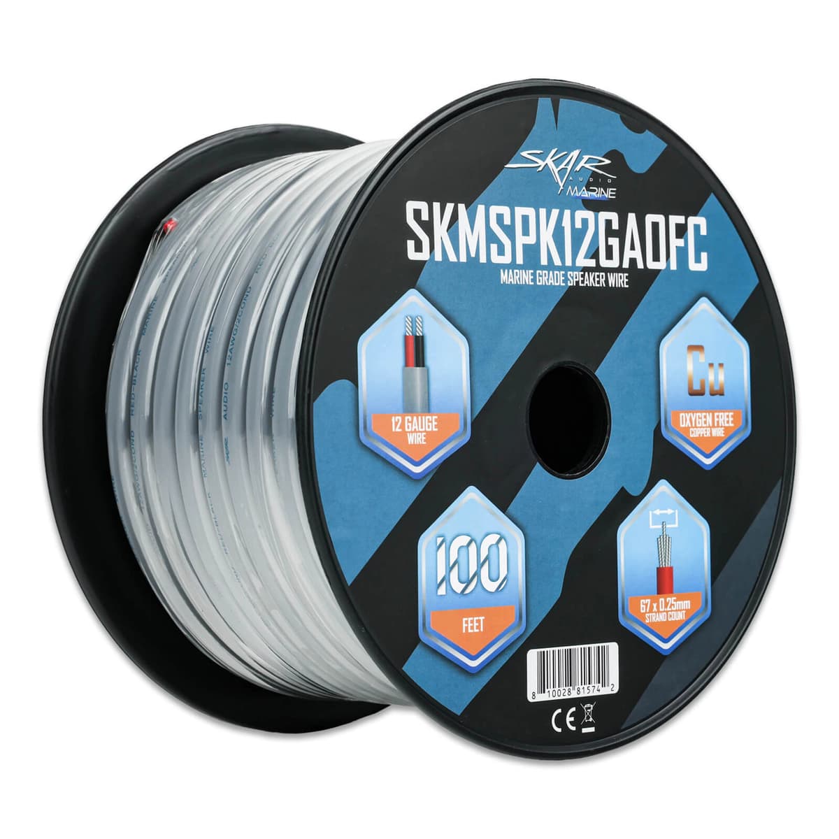 Featured Product Photo 2 for SKMSPK12GAOFC | 12-Gauge Marine Grade OFC Speaker Wire
