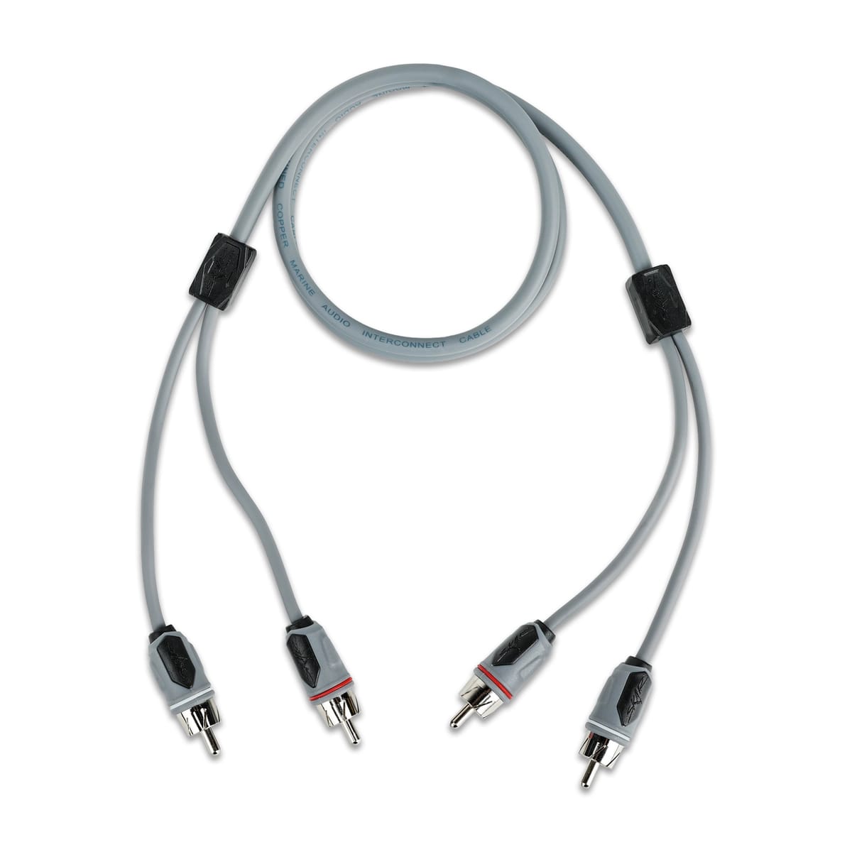 SKM2CHRCA3 | 3 Ft 2-Channel Marine Grade RCA Interconnect Cable #1