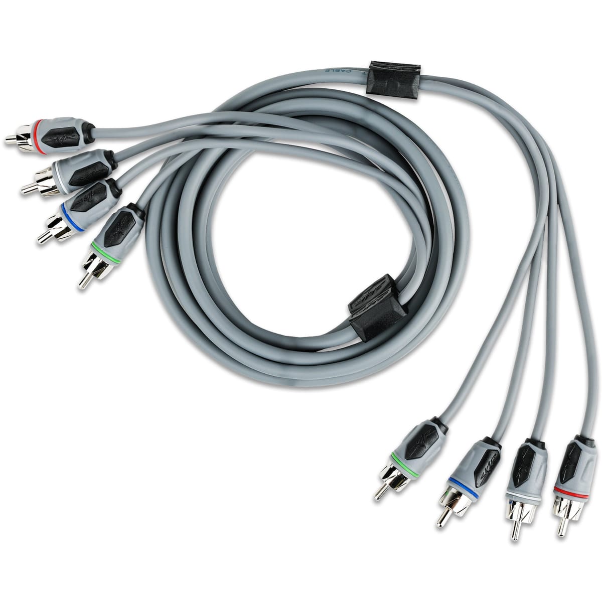 SKM4CHRCA6 | 6 Ft 4-Channel Marine Grade RCA Interconnect Cable #1