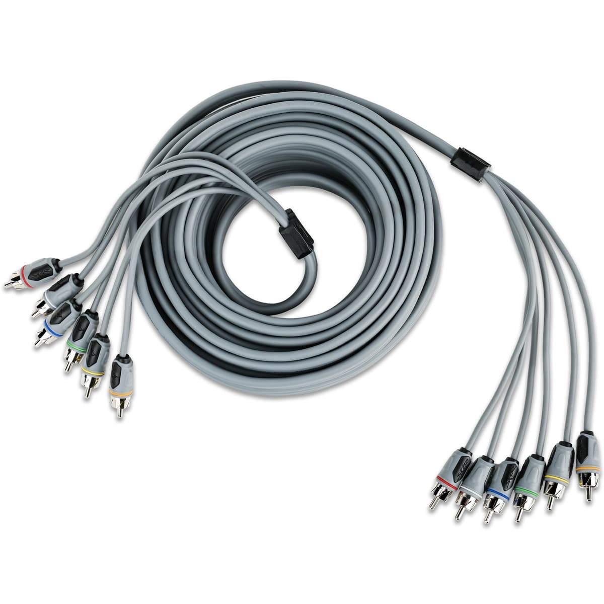 Featured Product Photo for SKM6CHRCA25 | 25 Ft 6-Channel Marine Grade RCA Interconnect Cable