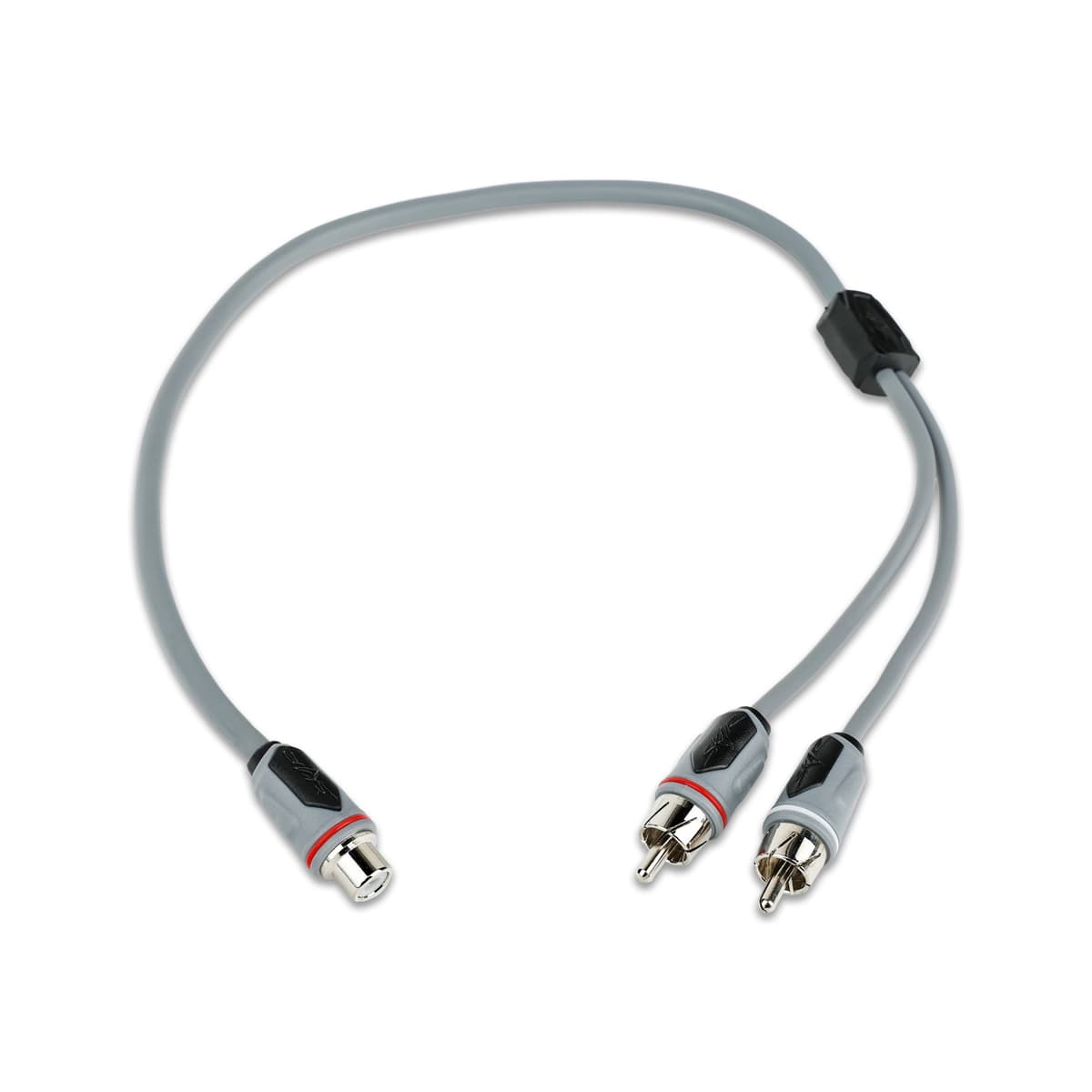 Featured Product Photo 2 for SKMRCA1F2M | 1-Female to 2-Male Marine Grade RCA Y-Adapter Cable