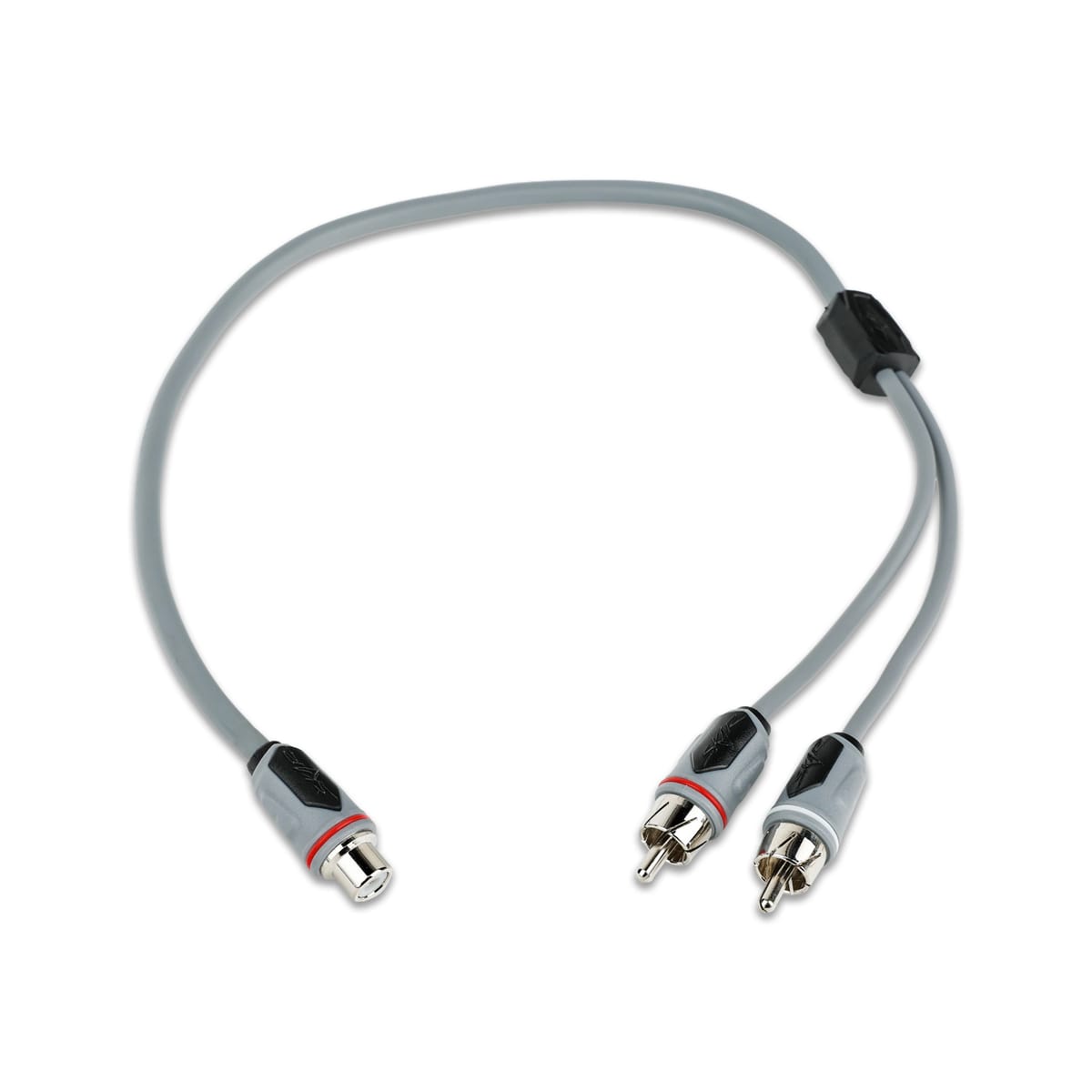 SKMRCA1F2M | 1-Female to 2-Male Marine Grade RCA Y-Adapter Cable #3