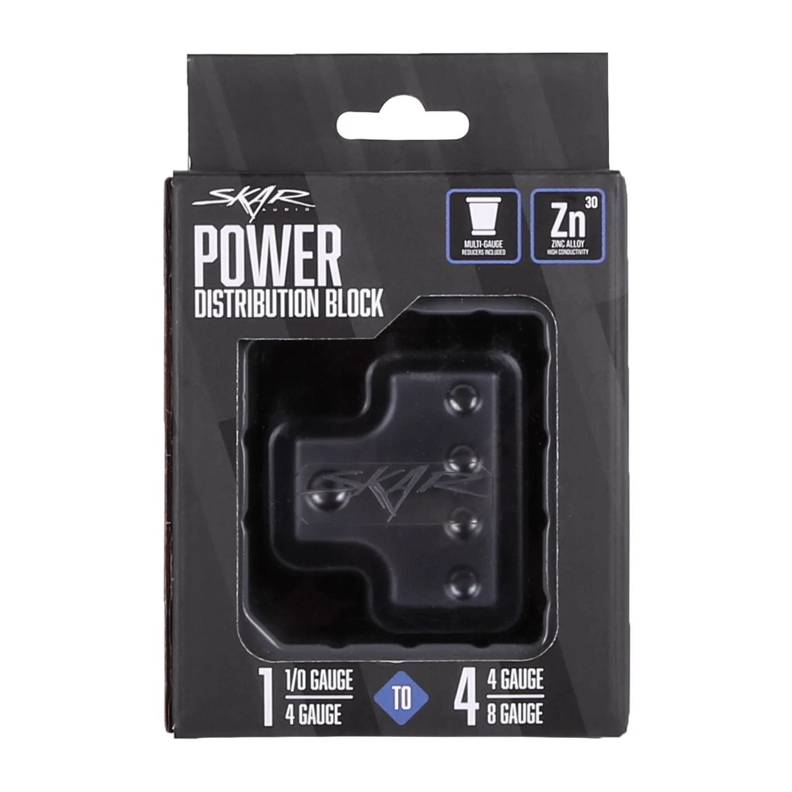 SK-DIST-BLK2 | Single 0/4 Gauge to Quad 4/8 Gauge Power Distribution Block #9