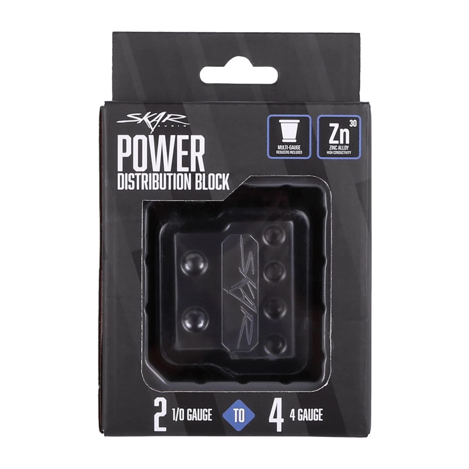 SK-DIST-BLK4 | Dual 1/0 Gauge to Quad 4 Gauge Power Distribution Block #8