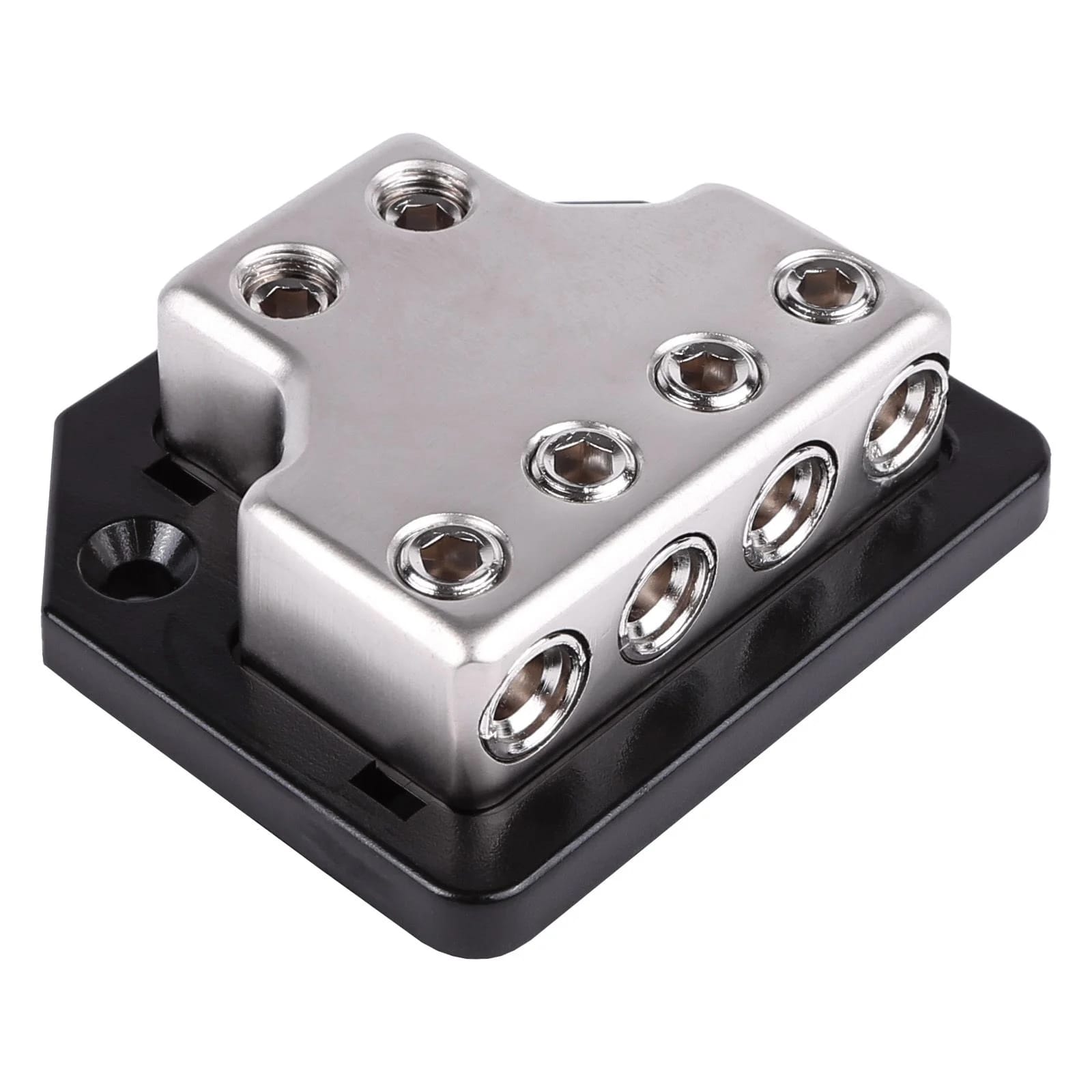 SK-DIST-BLK5 | Dual 4 Gauge to Quad 4/8 Gauge Power Distribution Block #1