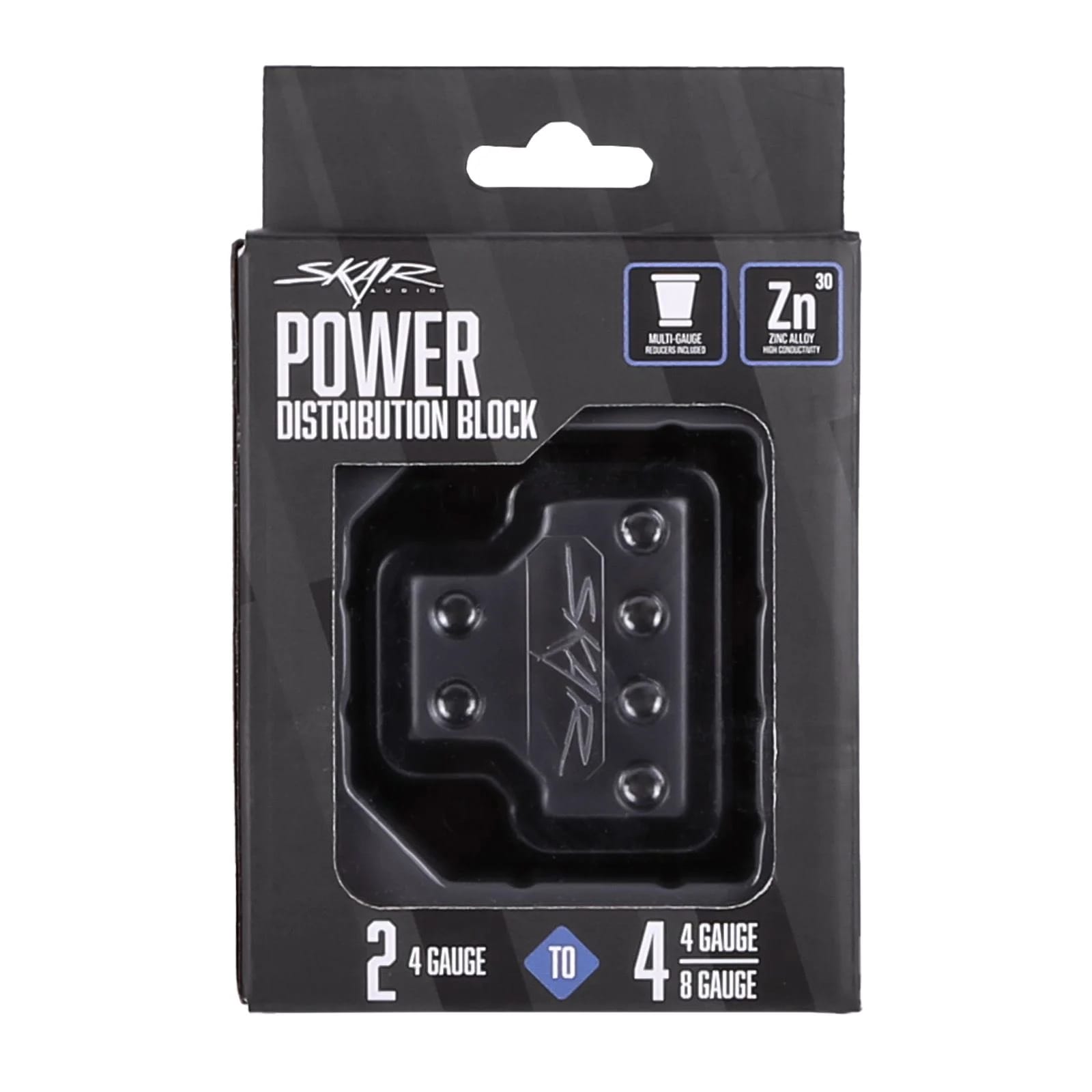 SK-DIST-BLK5 | Dual 4 Gauge to Quad 4/8 Gauge Power Distribution Block #8