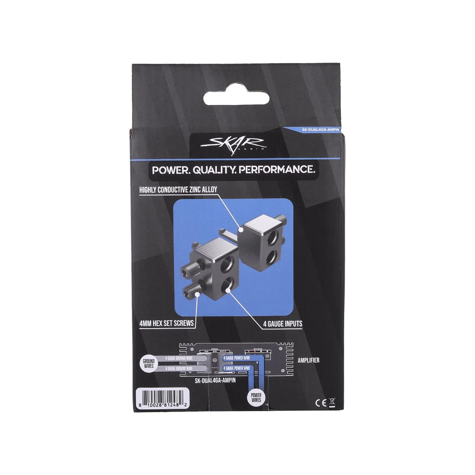 SK-DUAL4GA-AMPIN | Dual 4 Gauge to 4 Gauge Amplifier Input Adapters #7