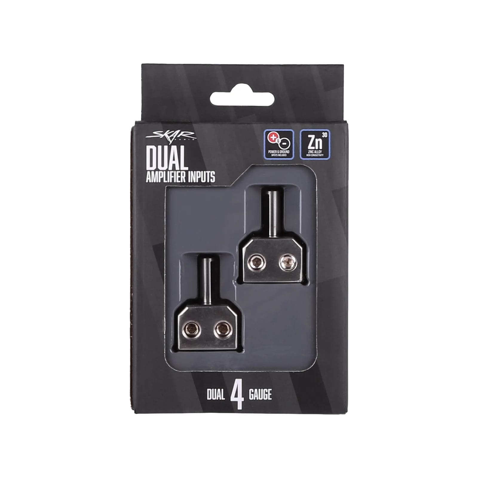 SK-DUAL4GA-AMPIN | Dual 4 Gauge to 4 Gauge Amplifier Input Adapters #8