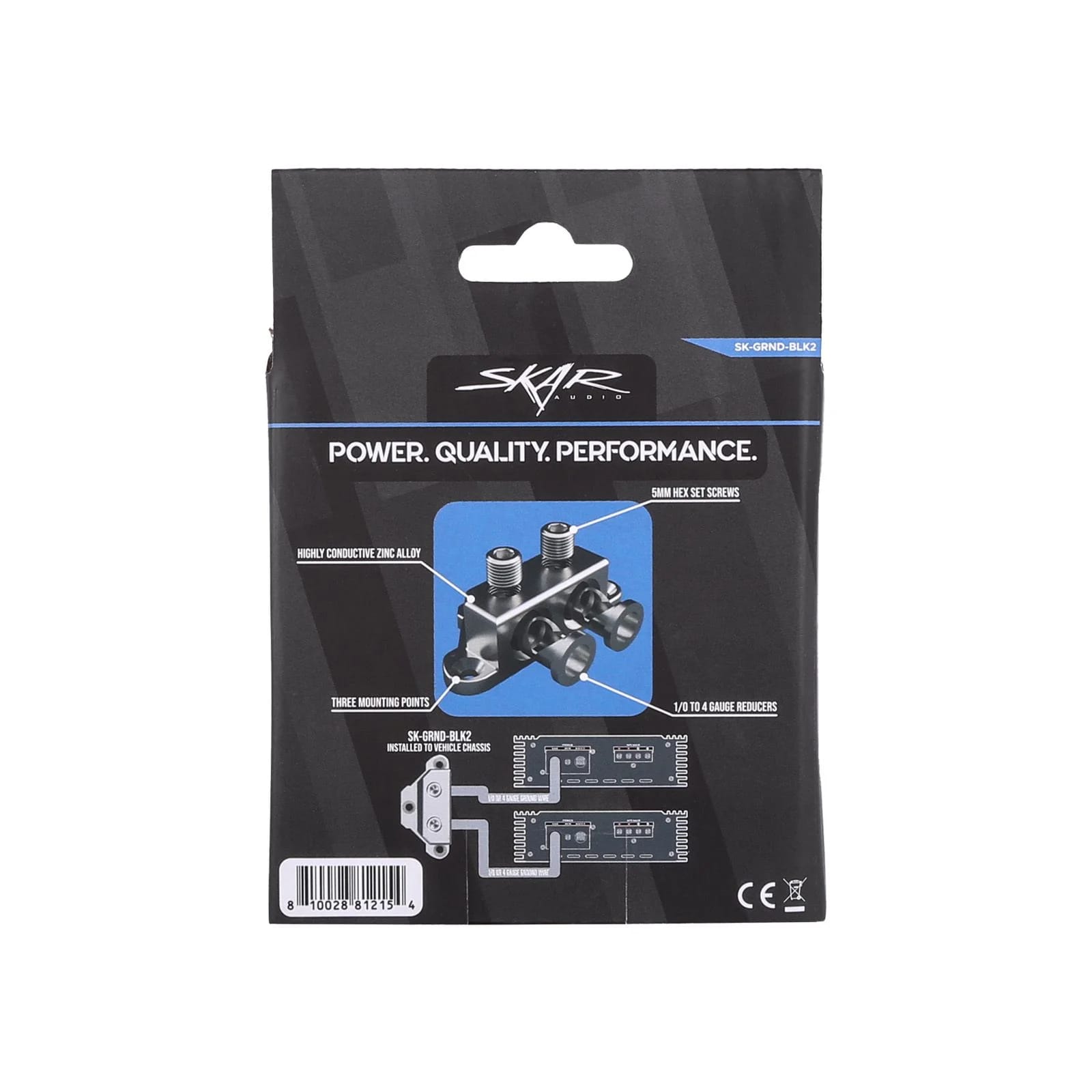 SK-GRND-BLK2 | Dual 1/0 or 4 Gauge Ground Termination Block #7