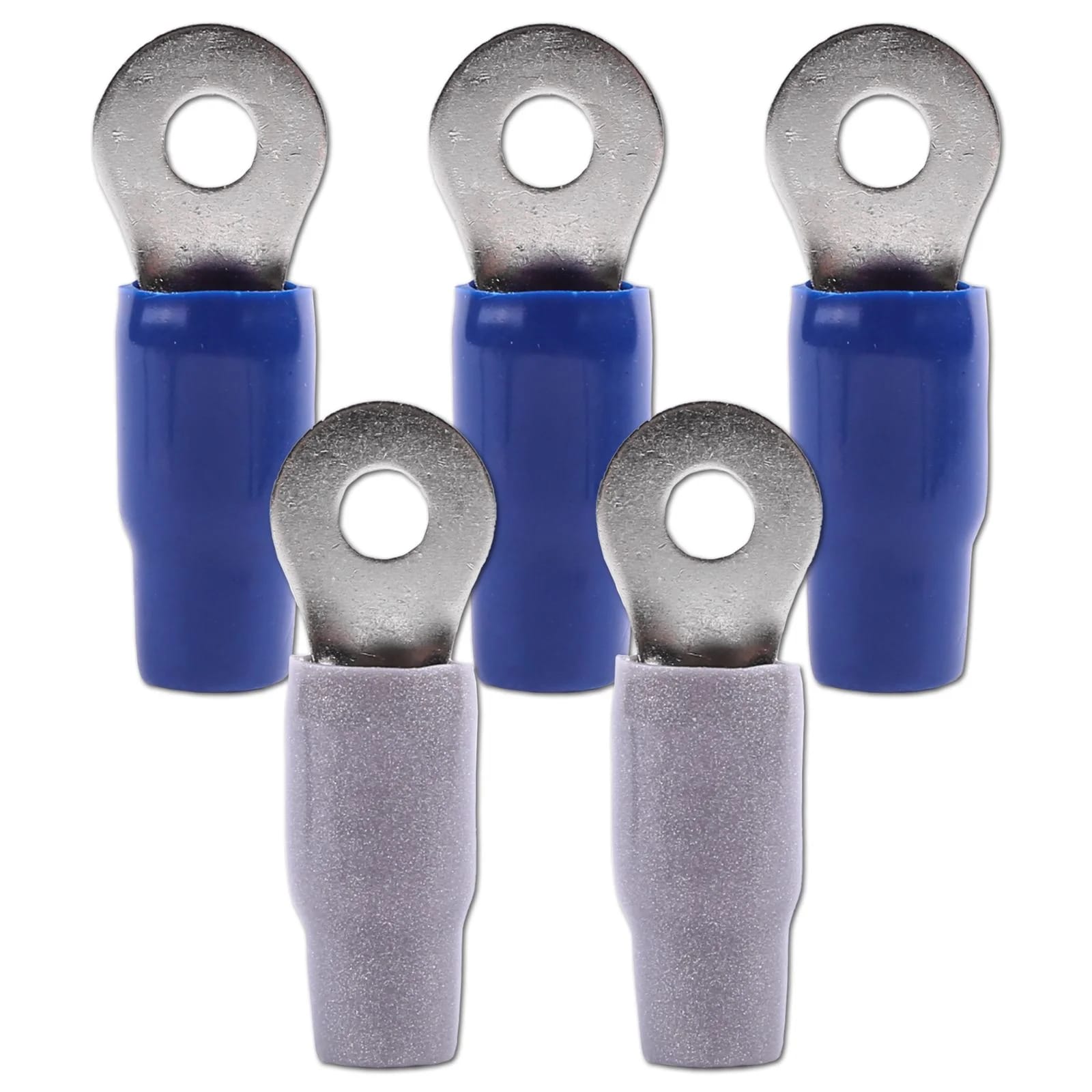 SKRING-TERM-0GA-5PK | 1/0 Gauge (5/16") Nickel Plated Premium Ring Terminals (5-Pack) #1