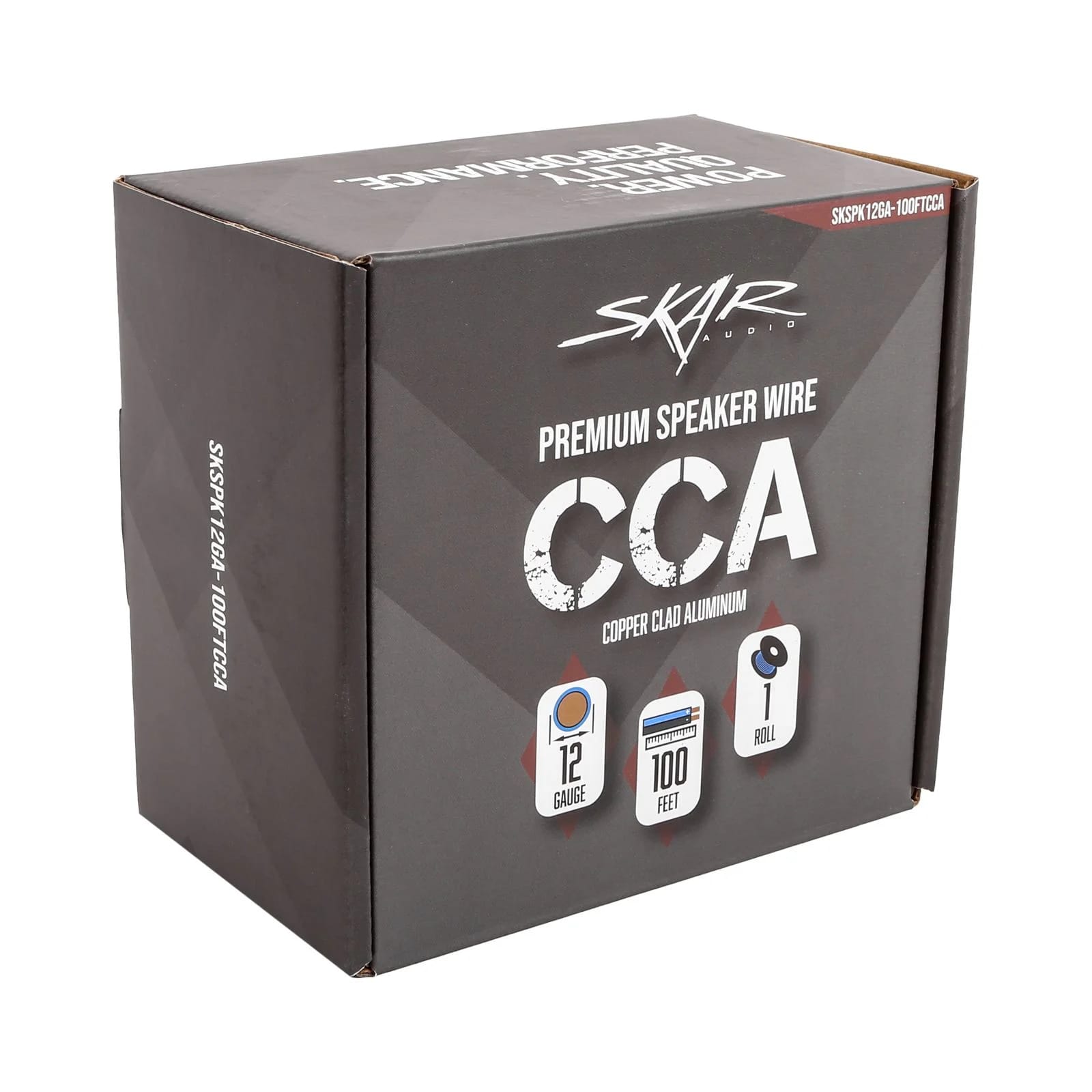 12-Gauge Performance Series (CCA) Speaker Wire - Blue/Brown #7