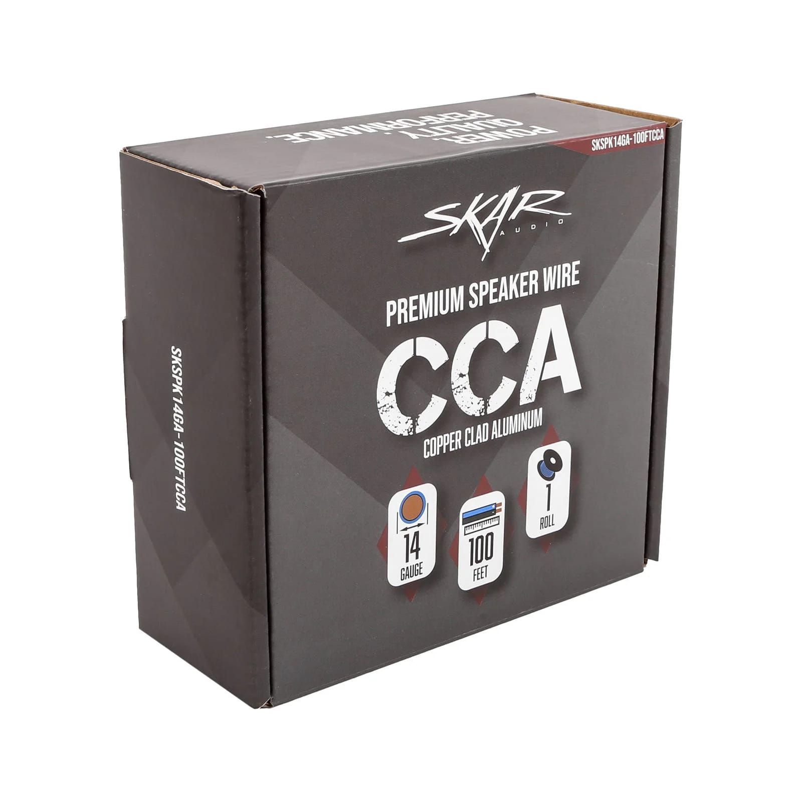 14-Gauge Performance Series (CCA) Speaker Wire - Blue/Brown #7