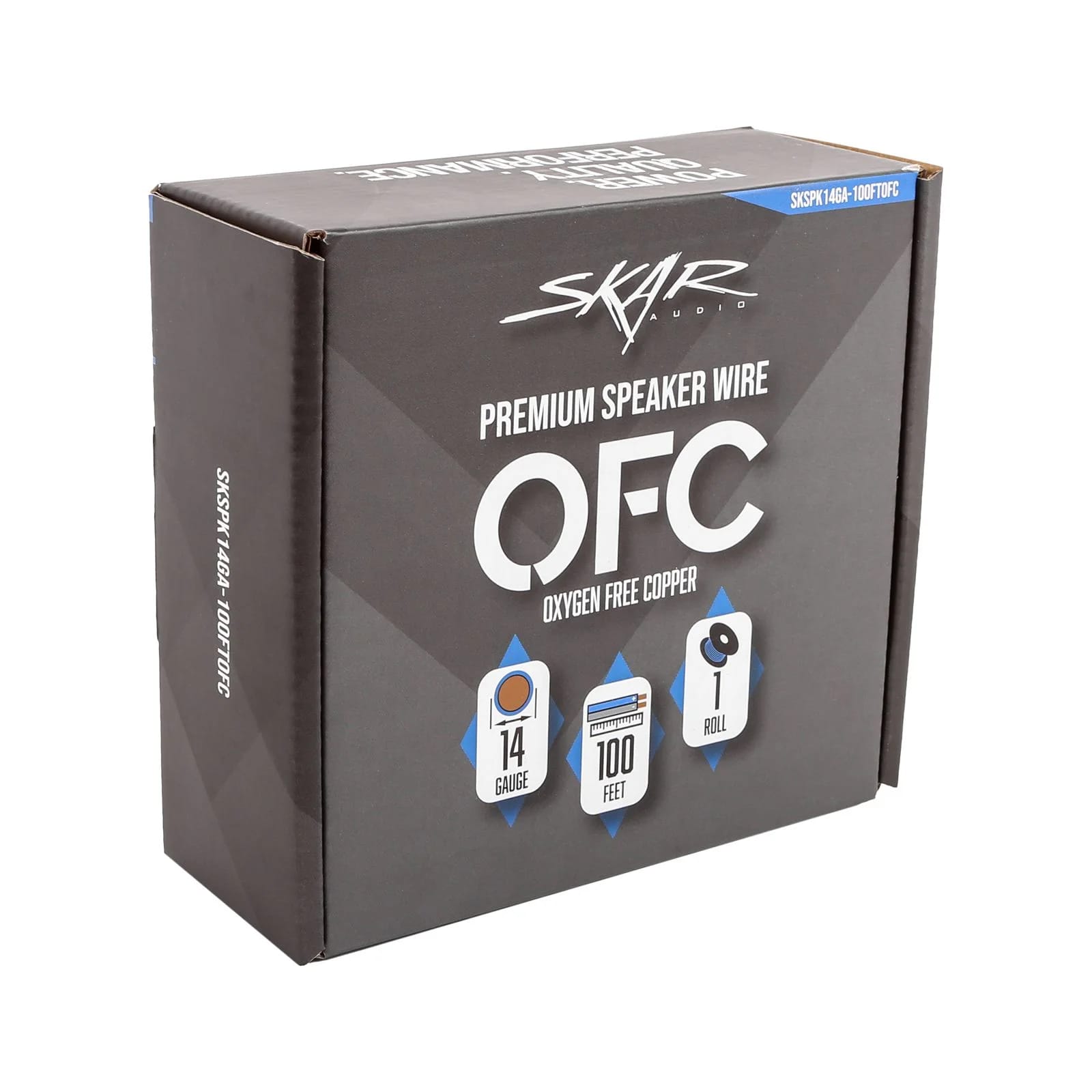 14-Gauge Elite Series Max-Flex (OFC) Speaker Wire - Blue/White #7