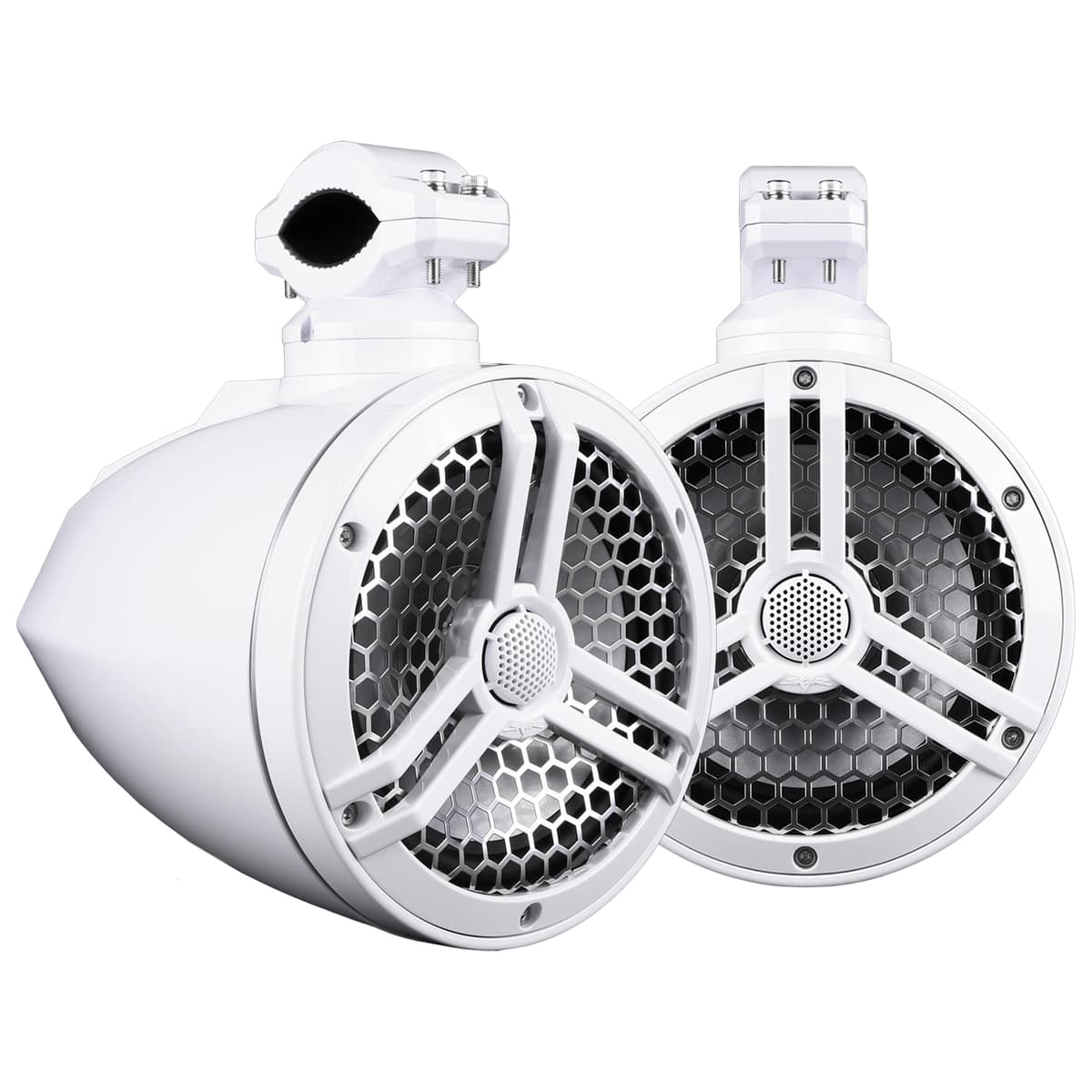 SK65M-TWR | Marine 6.5" Full Range 2-Way 320 Watt Tower Speakers - White (Pair) - Image 1