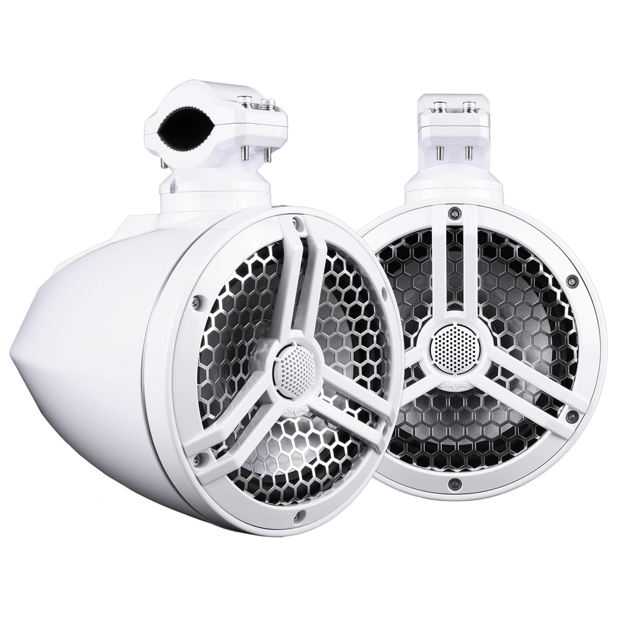 SK65M-TWR | Marine 6.5" Full Range 2-Way 320 Watt Tower Speakers - White (Pair) #1