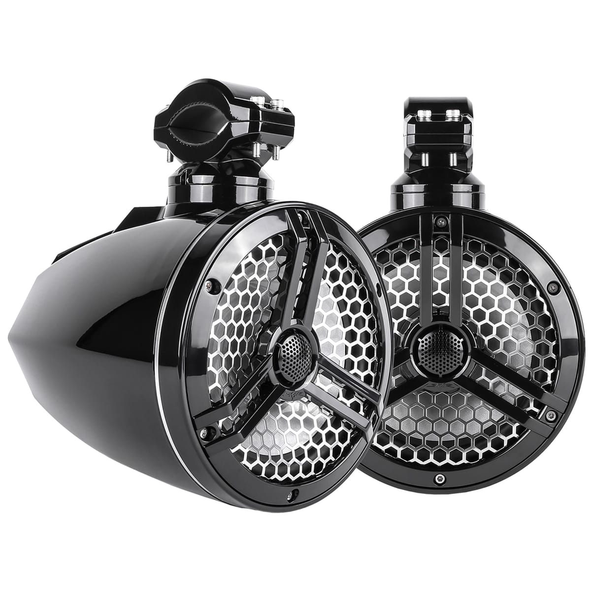 SK65MB-TWR | Marine 6.5" Full Range 2-Way 320 Watt Tower Speakers - Black (Pair) #1