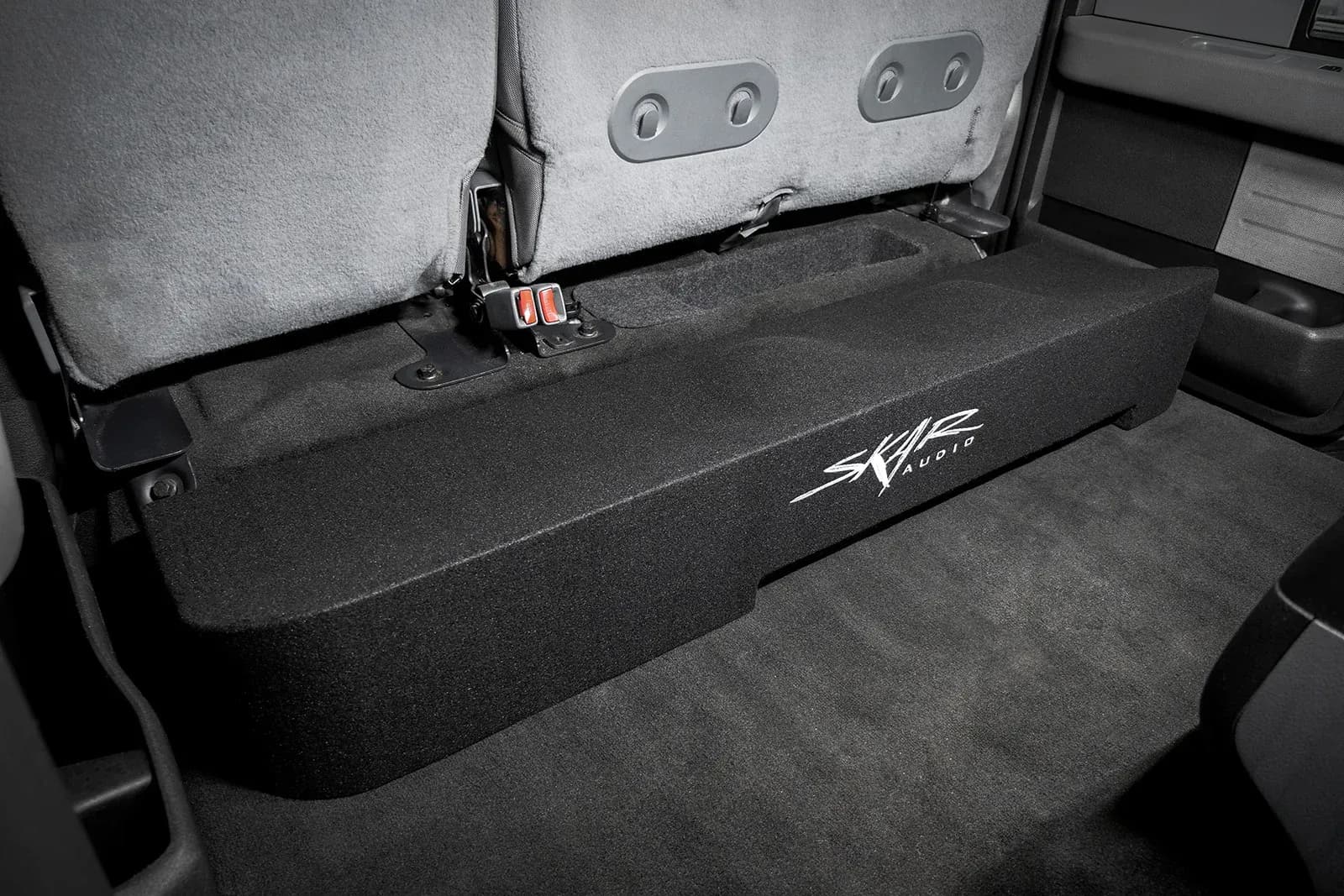 Skar Audio VS-2X12FORD-2009-2014-SUPERCREWCAB-V enclosure installation example — view 3