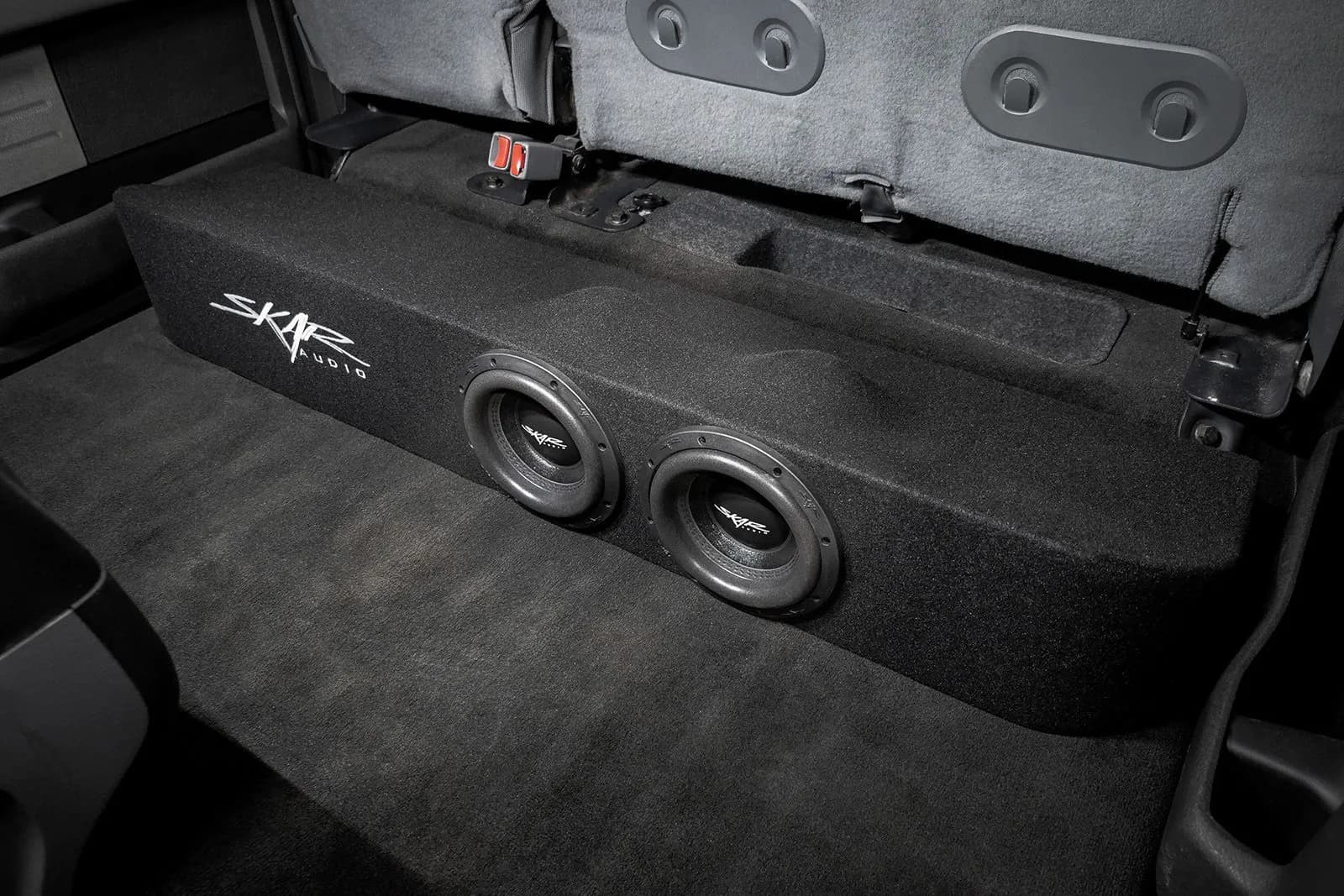 Skar Audio L-VD-VS-2X8FORD-2009-2014-SUPERCREWCAB-V enclosure installation example — view 4