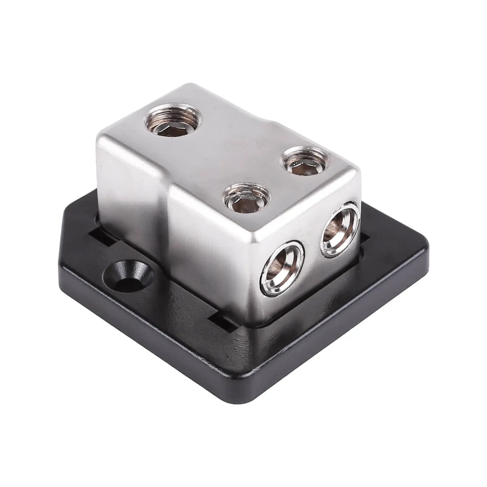 SK-DIST-BLK1 | Single 0/4 Gauge to Dual 4/8 Gauge Power Distribution Block